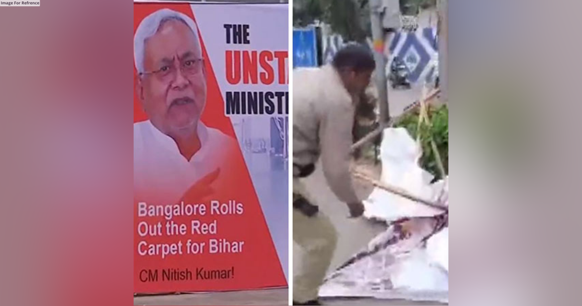 Oppn meet Day 2: Posters critical of Bihar CM Nitish Kumar removed in Bengaluru